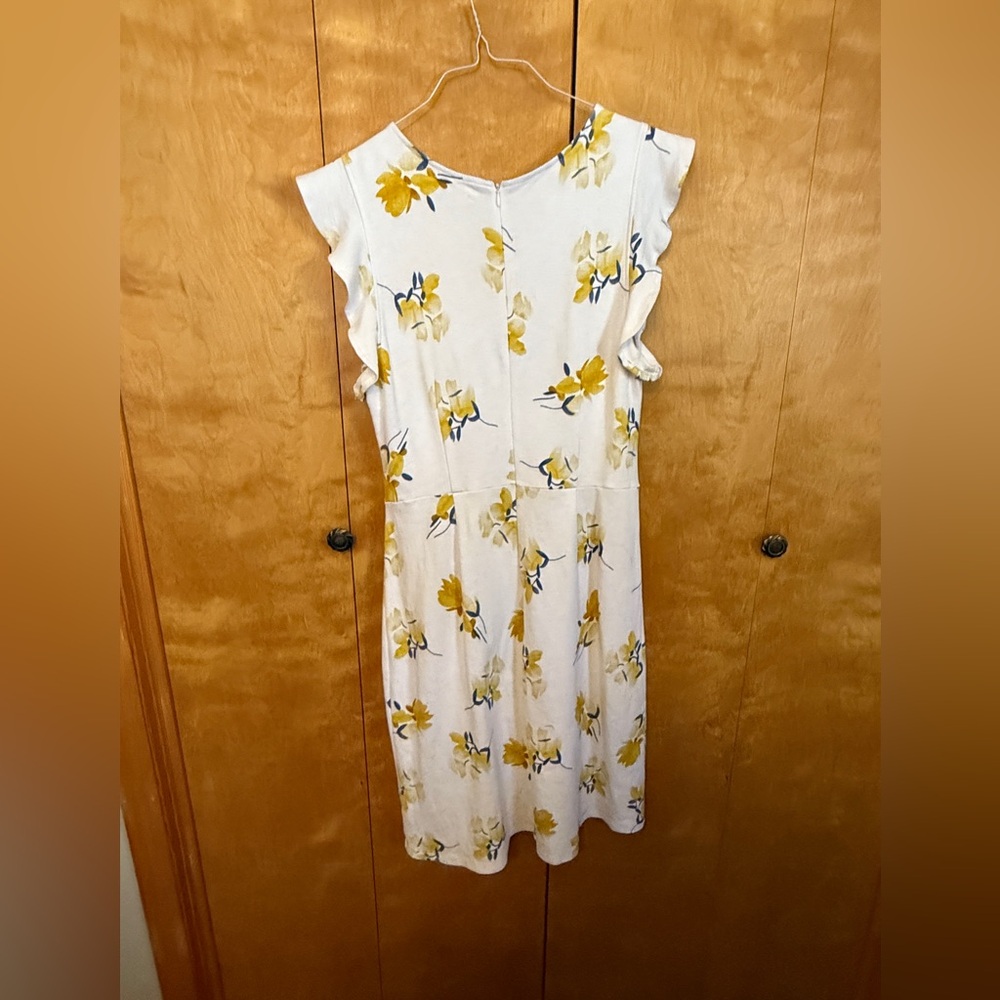 DIP Floral Ruffled Spring Wedding Dress women size 14 - Picture 2 of 5